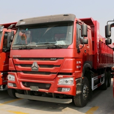 Touchscreen Sì 6X4 6 Meter Scaricatori Sinotruk HOWO Camion pesante 380 CV Auto usata 0 KM