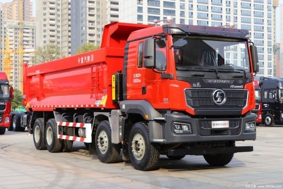 Shacman Shaanxi Cardron M3000S pesante 350 HP 8X4 6.8m camion a gomma con sistema multimediale